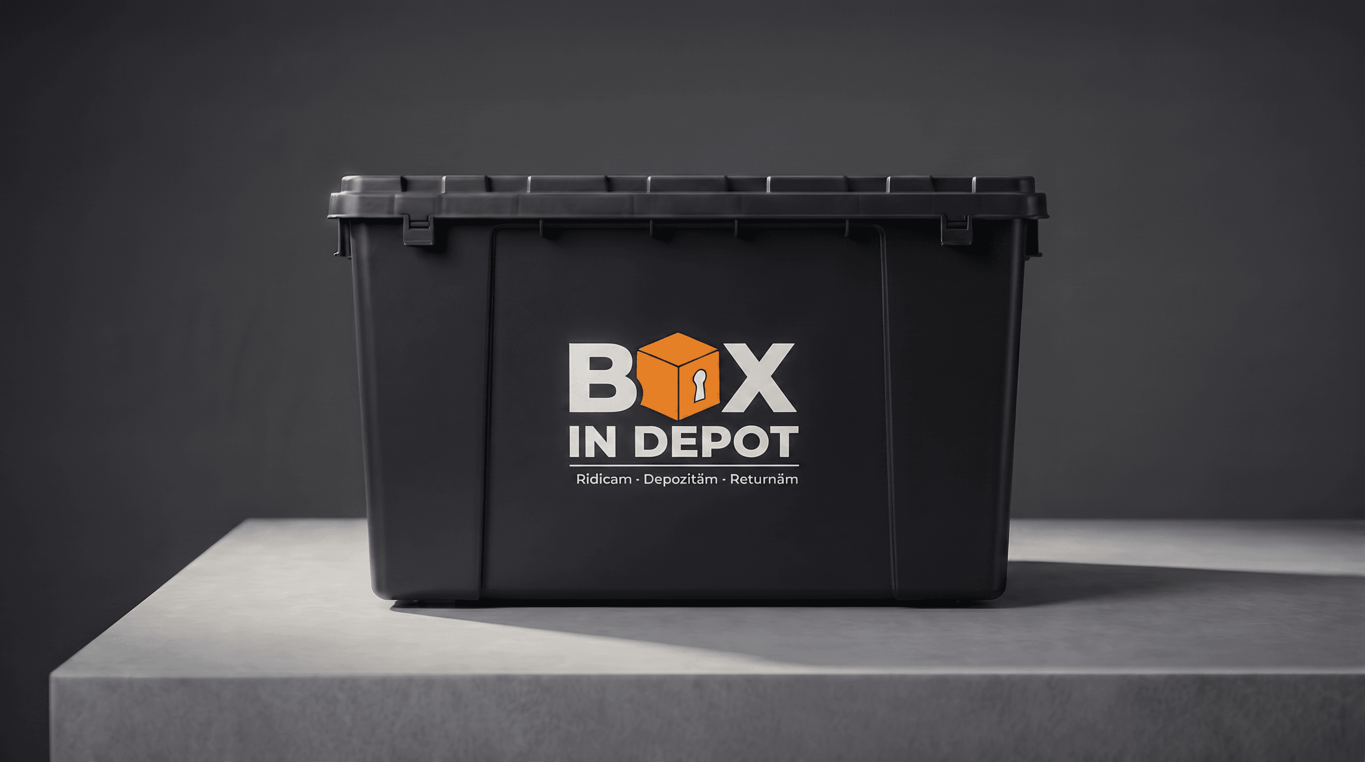 Cutie Box in Depot — dimensiune reală