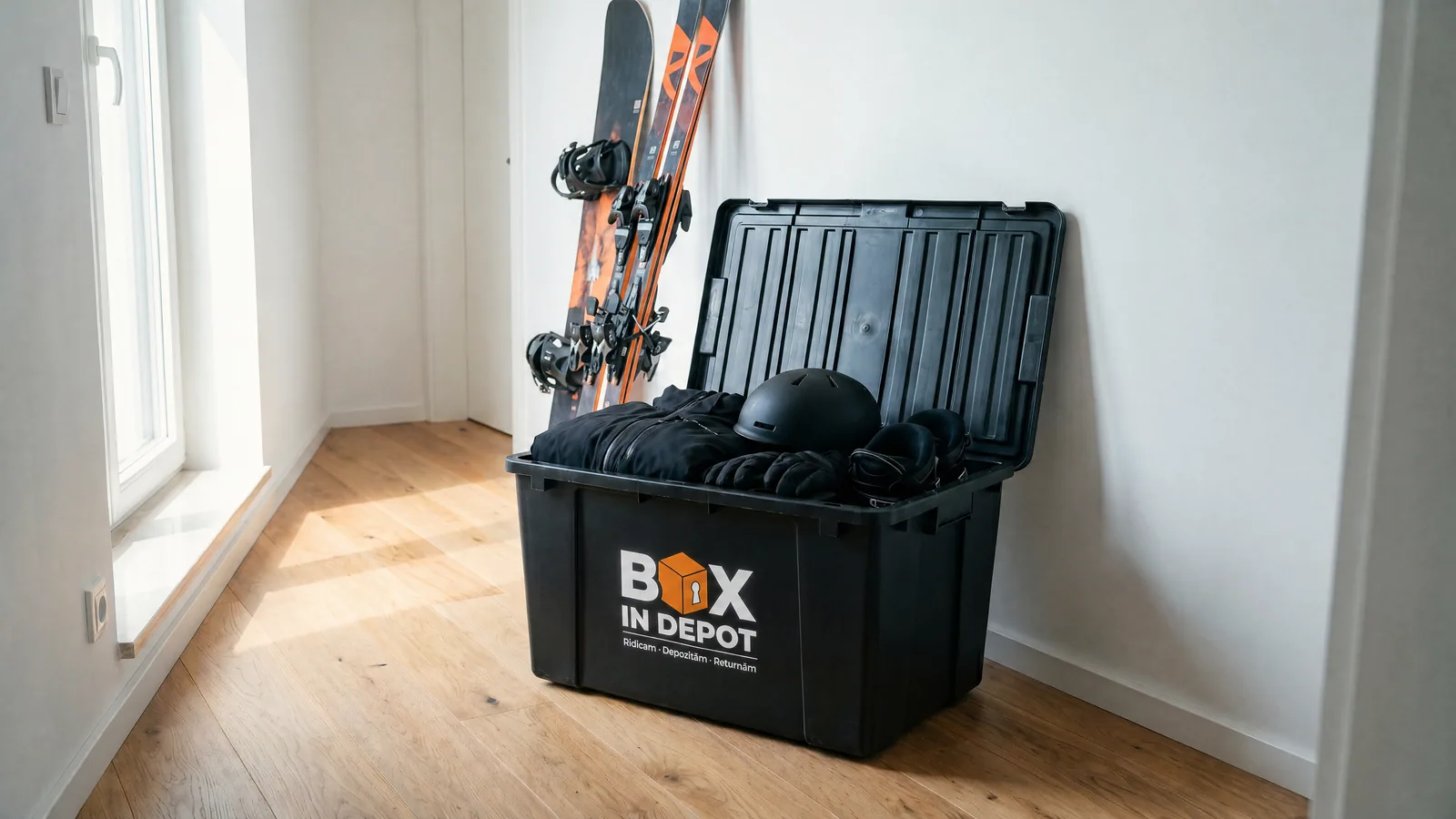 Cutie Box in Depot pregătită pentru ridicare